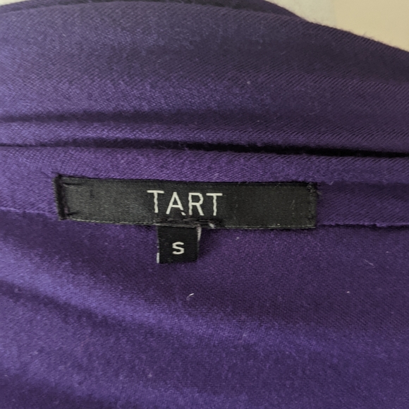 Violet / Purple Ruched Side Sleeveless Dress - Tart Small 💜 Form Fitting - Picture 12 of 14